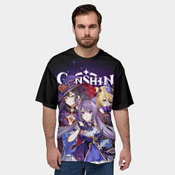 Футболка оверсайз мужская GENSHIN IMPACT, цвет: 3D-принт — фото 2