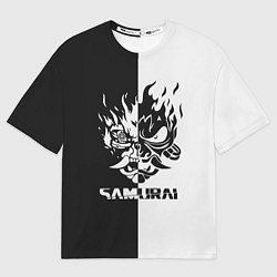 Футболка оверсайз мужская SAMURAI, цвет: 3D-принт