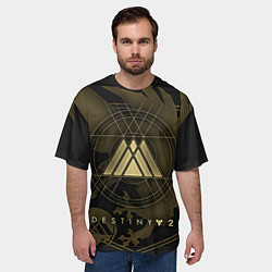 Футболка оверсайз мужская DESTINY, WARLOCK, цвет: 3D-принт — фото 2
