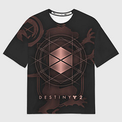 Футболка оверсайз мужская DESTINY, TITAN, цвет: 3D-принт