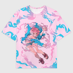 Футболка оверсайз мужская Ashido Mina, цвет: 3D-принт