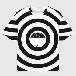 Мужская футболка оверсайз Узор Академия Амбрелла