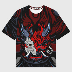Футболка оверсайз мужская SAMURAI LVL UP, цвет: 3D-принт
