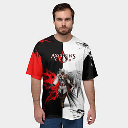 Футболка оверсайз мужская ASSASSINS CREED, цвет: 3D-принт — фото 2