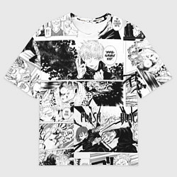 Футболка оверсайз мужская Магическая битва манга, цвет: 3D-принт