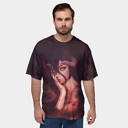 Футболка оверсайз мужская Альбедо, цвет: 3D-принт — фото 2