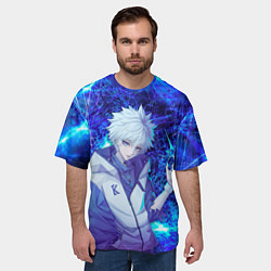 Футболка оверсайз мужская Киллуа Золдик, цвет: 3D-принт — фото 2