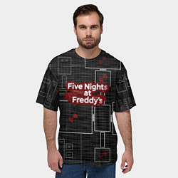 Футболка оверсайз мужская Five Nights At Freddy, цвет: 3D-принт — фото 2