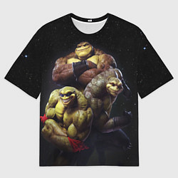 Футболка оверсайз мужская Battletoads, цвет: 3D-принт