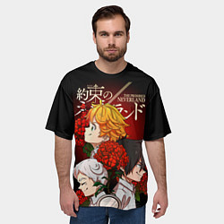 Футболка оверсайз мужская Обещанный Неверленд, цвет: 3D-принт — фото 2