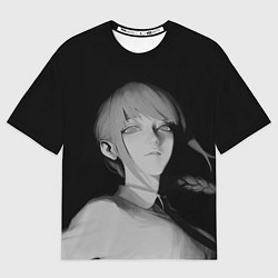 Футболка оверсайз мужская Makima Chainsaw Man, цвет: 3D-принт