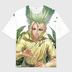 Футболка оверсайз мужская Доктор Стоун, цвет: 3D-принт