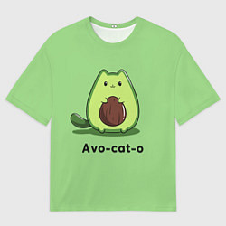 Футболка оверсайз мужская Avo - cat - o, цвет: 3D-принт