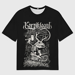 Футболка оверсайз мужская Korpiklaani, цвет: 3D-принт