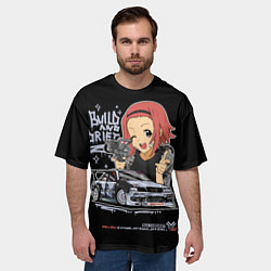 Футболка оверсайз мужская Build and Drift, цвет: 3D-принт — фото 2