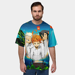 Футболка оверсайз мужская Обещанный Неверленд, цвет: 3D-принт — фото 2