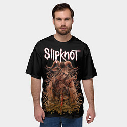 Футболка оверсайз мужская SLIPKNOT, цвет: 3D-принт — фото 2