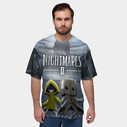 Футболка оверсайз мужская LITTLE NIGHTMARES 2, цвет: 3D-принт — фото 2