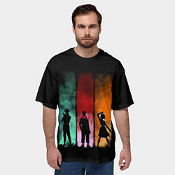 Футболка оверсайз мужская Магическая Битва, цвет: 3D-принт — фото 2