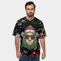 Футболка оверсайз мужская Peugeot Пежо Z, цвет: 3D-принт — фото 2