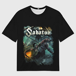 Футболка оверсайз мужская SABATON, цвет: 3D-принт