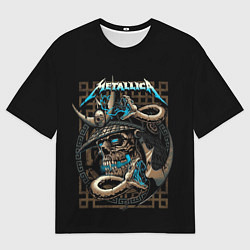 Мужская футболка оверсайз METALLICA