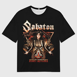 Футболка оверсайз мужская Sabaton, цвет: 3D-принт