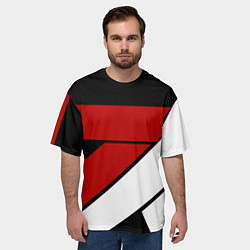Футболка оверсайз мужская GEOMETRY SPORT, цвет: 3D-принт — фото 2
