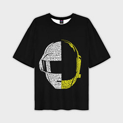 Мужская футболка оверсайз Daft Punk