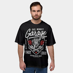Футболка оверсайз мужская Gas Monkey Garage, цвет: 3D-принт — фото 2