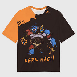 Футболка оверсайз мужская Огр Dota 2, цвет: 3D-принт