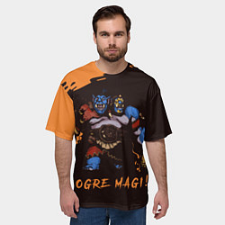Футболка оверсайз мужская Огр Dota 2, цвет: 3D-принт — фото 2