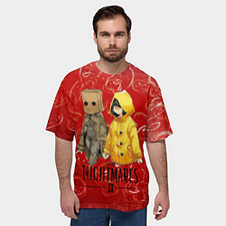 Футболка оверсайз мужская Little Nightmares 2, цвет: 3D-принт — фото 2