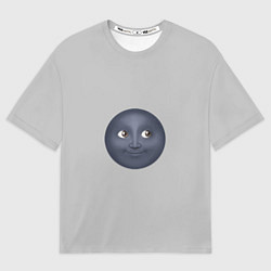 Футболка оверсайз мужская Темная луна, цвет: 3D-принт