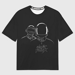 Футболка оверсайз мужская Daft Punk, цвет: 3D-принт