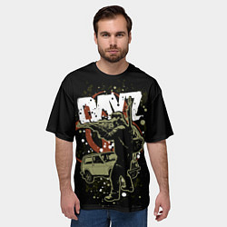 Футболка оверсайз мужская DayZ, цвет: 3D-принт — фото 2