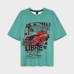 Мужская футболка оверсайз CUBA CAR