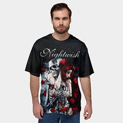 Футболка оверсайз мужская NIGHTWISH, цвет: 3D-принт — фото 2