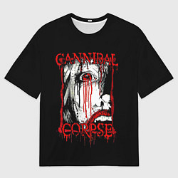 Футболка оверсайз мужская Cannibal Corpse 2, цвет: 3D-принт