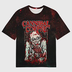 Футболка оверсайз мужская Cannibal Corpse, цвет: 3D-принт
