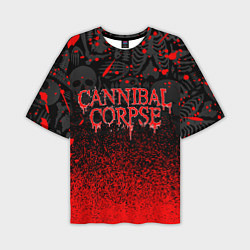 Футболка оверсайз мужская CANNIBAL CORPSE, цвет: 3D-принт