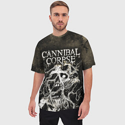 Футболка оверсайз мужская Cannibal Corpse, цвет: 3D-принт — фото 2