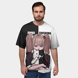 Футболка оверсайз мужская MONOKUMA JUNKO, цвет: 3D-принт — фото 2