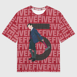 Футболка оверсайз мужская FIVE FIVE FIVE, цвет: 3D-принт