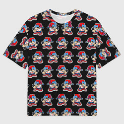 Футболка оверсайз мужская Friday Night Funkin, паттерн, цвет: 3D-принт