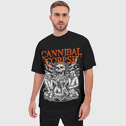 Футболка оверсайз мужская Cannibal Corpse, цвет: 3D-принт — фото 2