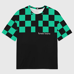 Футболка оверсайз мужская Kamado Tanjirou Kimetsu no Yaiba, цвет: 3D-принт