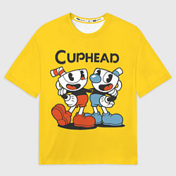 Футболка оверсайз мужская CUPHEAD, цвет: 3D-принт