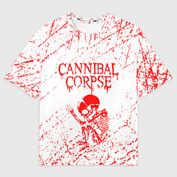 Футболка оверсайз мужская Cannibal corpse, цвет: 3D-принт