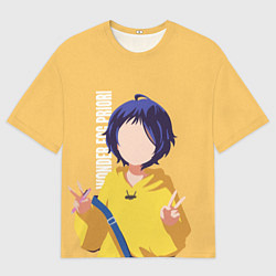 Футболка оверсайз мужская Приоритет чудо-яйца, цвет: 3D-принт